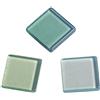 Rayher Mosaico-Acrilico, 1 Cm, Trasparente, Verde Tiglio, Busta Ca. 205 Pz/50G, 14540414