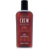 AMERICAN CREW 3 in 1 Classic Shampoo, Balsamo e Gel Doccia 100 ml Tutti i tipi di Capelli Flacone