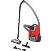 Hoover H-ENERGY 500 HE510HM0 11 Aspirapolvere Con Sacco, Con Filo, 700W, Capacità 3,5 L, Filtro Epa, Spazzola All Floors, Raggio Azione 9 m, Rosso