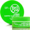 RedOne Cera per capelli opaca, verde, 150 ml, ultra tenuta, cera per capelli per uomini e donne, profumo di cocco, massimo controllo