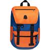 Invicta Zaino Ufficio Jolly X, Blu Arancione, Icon, Zaino con Tasca Porta PC Portatile 15.6'' e Tasca Porta Borraccia, Zaino Viaggio, Lavoro, 27 L, per Uomo Donna
