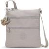Kipling Keiko, Borse a Tracolla Donna, Grigio Grigio, 8.3''L x 9''H x 0.8''D