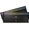 Corsair DIMM - 96 GO (KIT DE 2 X 48 GO) - DDR5 6400 MHZ C32 - XMP 3.0 - RGB - NOIR