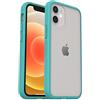 OtterBox Cover per iPhone 12 Mini, React Series, Resistente a Shock e Cadute Fino, Cover Ultrasottile, Testata a Norme Mil-Std 810G,Trasparente/Blu