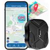 Zeerkeer Localizzazione GPS per Auto, Monitoraggio in Tempo Reale Anti-perso/Antifurto, GPS Tracker con Potente Magnete Dispositivo App Gratuita per Auto/Moto/Nave 90 Giorni in Standby