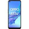 OPPO A53s Smartphone, 186g, Display 6.5 HD+ LCD, 3 Fotocamere 13 MP, RAM 4 GB + ROM 128 GB Espandibile, Batteria 5000 mAh, Ricarica Rapida, Dual Sim, [Versione Italiana], Colore Electric Black