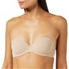 Calvin Klein Jeans Calvin Klein Donna Reggiseno senza Spalline Strapless Push Up Elasticizzato, Beige (Sand Dune), 1D