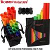 Boomwhackers BWMP scolastiche tubolari con 25 tubi assortiti colorati + borsa