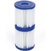 BESTWAY - FLOWCLEAR FILTRO PER POMPA PISCINA A CARTUCCIA TIPO I CONFEZIONE 2 PEZZI 58093