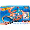 Hot Wheels- Torre Scontri Estremi, Pista alta 83 cm con Booster Motorizzato, Pista Arancione e 1 Veicolo Hot Wheels, Giocattolo per Bambini 5+Anni, GJM76