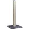 Beeztees, palo tiragraffi di Grandi Dimensioni, con Impronta, 40 x 40 x 90 cm, Colore: Grigio
