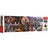 Trefl panoramico 1000 pezzi-Collage, rompicapo fai da te, creativo, divertimento, classico per adulti e bambini sopra i 12 anni puzzle, Colore Star Wars The, avventure del Mandaloriano, 29052