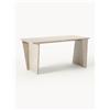Westwing Collection Scrivania effetto travertino Liam - Beige