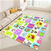 FENIXSHOP24 Tappeto Gioco Bambini Neonati - Pieghevole, Reversibile, Impermeabile 180x150x1 cm - Cod: FD002 (FANTASIA FD029-)