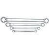 KS Tools 518.0860 ChromePlus Serie di Chiavi a Due Bocche TX Profilo E, 4 Pezzi, E6XE8-E20XE24