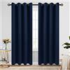 COSVIYA Tende oscuranti con occhielli, colore blu navy, lunghezza 213,4 cm, 2 pannelli, in poliestere spesso, blocco della luce, isolanti, per camera da letto/soggiorno, 132 x 213 cm