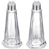 Westmark Set per sale e pepe, 2 pz., Capacità: 40 ml l'uno, Vetro/Acciaio inox, New York, Argento/Trasparente, 65262270