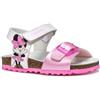Geox B Sandal CHALKI Girl, Bimba 0-24, White, 23 EU