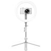 KODAK LED Selfie Ring Light - Treppiede, per Smartphone, Fotocamere DSLR Compatte, Action Cam, con Telecomando, Luminosità e Bilanciamento dei Colori Regolabili, 1600 Lumen - Bianco