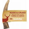 Inodorina Snack per cani corno di cervo naturale Inodorina Nudo&Crudo - XS (30 - 50g)