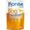Monge Cibo umido per cani Monge Dog Grill 100gr confezione da 6pz - Adult Pollo e Tacchino
