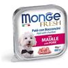 Monge Cibo umido per cani Monge Fresh Patè 100gr confezione da 6pz - Bocconcini con Maiale
