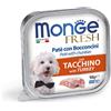 Monge Cibo umido per cani Monge Fresh Patè 100gr confezione da 6pz - Bocconcini con Tacchino