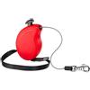 Ferplast Guinzaglio per cane e gatti avvolgibile Ferplast Flippy One Cord Mini - Rosso