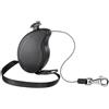 Ferplast Guinzaglio per cane e gatti avvolgibile Ferplast Flippy One Cord Mini - Nero