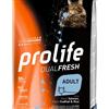 Prolife Croccantini per gatti Prolife Dual Fresh Adult salmone merluzzo e riso 1,5Kg