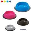 Georplast Ciotola per gatto e cane Georplast Silver - Diam. 16cm - 0,20L - Rosso