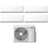 Hisense Condizionatore Hisense Quadri Split UNI HB 9+9+12+12 con 5AMW105U4RQC R-32 Wi-Fi Integrato