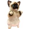 LatestBuy Marionetta gattino bambola di pezza realistica, adorabile, morbida al tatto e da
