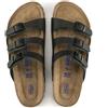 Birkenstock Ciabatte Florida Flor Narrow Fit Nere
