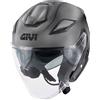 Givi Casco Moto Jet Givi X29 FIBRA Titanio Opaco