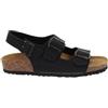 Valleverde VG9910 Sandali bio Scarpe Trekking Uomo in Pelle Nero/40