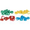Kerbl Hobbyfarming Anelli a Spirale, 10 mm, Misti Plastica, 100 Pezzi