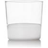 Ichendorf Milano Bicchiere Acqua, Bianco - Trasparente, Collezione Light Colore, 30 cl, Vetro Borosilicato, Fatto a Mano