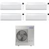SAMSUNG Condizionatore quadrisplit Windfree Avant S2 7000+7000+9000+9000 btu 10kw inverter wifi codice prod: AR70F07(07)(09)(09)C1AWNEU AJ