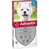 Bayer Advantix Cani 4-10 Kg 4 pipette pulci zecche per cane