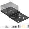 Aiweiwa Mini PC VESA/parete/sotto scrivania compatibile con Intel NUC, adatto per Intel NUC Gen 13 Pro 12 Pro 11 10 8 7 6 5, gestione cavi inclusa (nero)