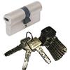 Abus EC550 Doppia Lunghezza (a / B) 30 / 30mm (C = 60mm) con 10 Chiave