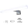 kalb Material für Möbel kalb | Mera LED Bagno Luce Bagno Lampada Specchio Lampada Specchio Lampada 230V 600 mm - bianco neutro