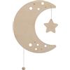 BO BABY'S ONLY Baby's Only - Lampada da parete luna Wonder - Brown - 30x25 cm