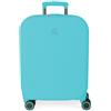 Enso Annie, valigia da cabina, bagaglio a mano, interno con due scomparti, realizzata in materiale ABS resistente e leggero, 4 ruote girevoli, lucchetto a combinazione laterale, di Joumma Bags