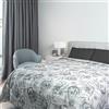 Home Tresor - Trapuntino Mezza Stagione Copriletto Trapuntato Imbottito Primaverile Estivo Autunnale Trapunta Leggera - Matrimoniale 250x250 cm, 3 Sophie Grigio