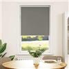 vidaXL Tenda a Rullo Oscurante 80x130 cm Larghezza Tessuto 75,7 cm