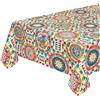 emmevi Tovaglia Cucina Cotone Bordata Colorata Copritavolo Mosaico Siciliano Mod.GREASE DIS_35 135X230