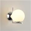 B·LED BARCELONA LED Applique da parete sfera in vetro ATOM - E27 - Ø 15cm