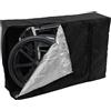 KTCINA Borsa portaoggetti per sedia a rotelle, borsa da viaggio portatile per deambulatore pieghevole, sedia a rotelle compatta, borsa da trasporto extra large per auto e aereo, 110 x 74 x 28 cm